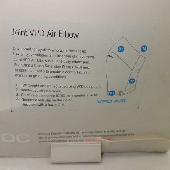 NEW POC Joint VPD Air Elbow Protection Pads Biking Lightweight Armor Size Medium - Picture 3 of 8